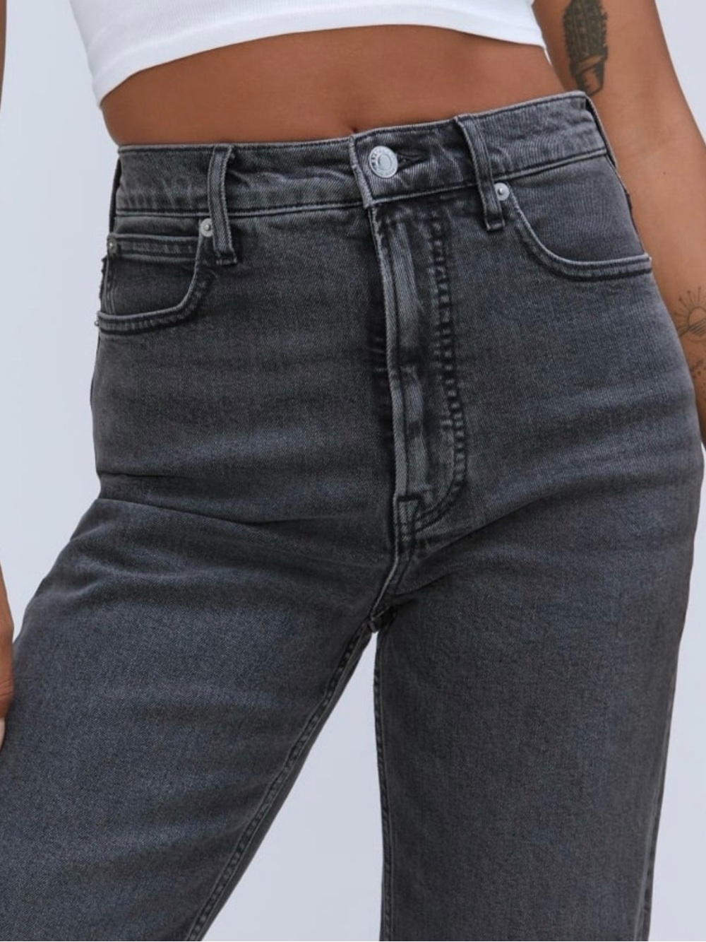90s Cheeky Everlane Black Wash Jeans